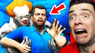 I Got DRAGGED INTO SEWERS By PENNYWISE In GTA 5 (Scary)