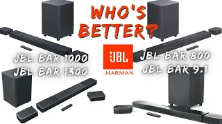 JBL BAR 1000, JBL BAR 9.1, JBL BAR 800 or the new JBL BAR 1300?  Which to buy?