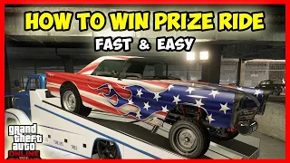 How to Claim Prize Ride FAST in GTA 5 Online - FREE CAR (How to win all Races)