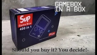 What? SUP Game Console Box 400 NES games in 1. Cheap (around $20) but is it good? You decide!