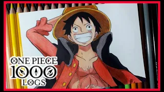 Drawing MONKEY D. LUFY | Vẽ MONKEY D. LUFFY [ One Piece Episode 1000 ] #Shorts