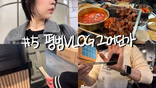 [Vlog] 고기 또 고기 / 일상 브이로그 / 순시키헤어 / 30대란^_ㅎ