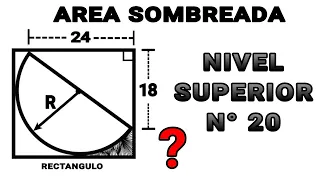 EMOCIONANTE  EJERCICIO!!!🤪😡Halla el Area Sombreada👍👍🟢