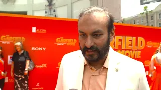 The Garfield Movie Los Angeles World Premiere - itw Namit Malhotra (Official video)