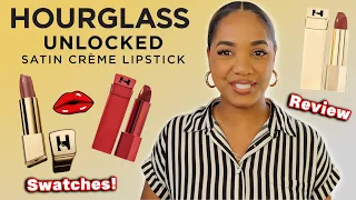 LET'S SWATCH and CHAT | Hourglass Unlocked™ Satin Crème Lipsticks