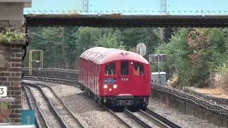 Vintage London Underground 1938 Stock returns after the Covid-19 Pandemic