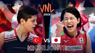 JAPAN vs TURKEY | Highlights | Women's VNL 2023