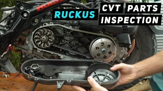 Honda Ruckus CVT Parts - what to inspect (belt, rollers, variators, clutch)  | Mitch's Scooter Stuff