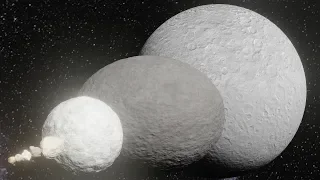 Asteroid Size Comparison 3D 4K 60FPS