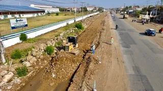 oh Wow! Fast Filling Foundation Road With Many Tipper Truck, Dozer And Excavator Working Perfectly