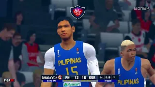 Gilas Pilipinas vs Korea | FIBA ASIA QUALIFIERS | Nov 2, 2022 |  FIBA 2K Simulation Game Only