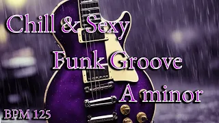 Chill, Sexy & Smooth Funk Groove Guitar Backing Track in A-minor (dorian)