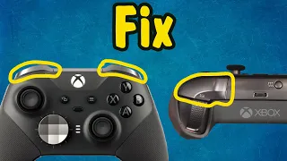 How to Fix LB and RB on XBOX Elite Series 2 Controller (repair stuck sticky bumper button problem)