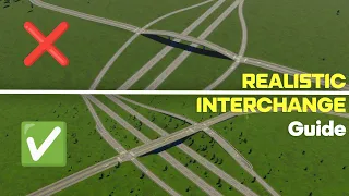 How to Build Realistic Interchanges in Cities skylines 2