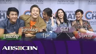 Liza, Matteo, Makisig, Sofia and Enrique describe Bagani in one word