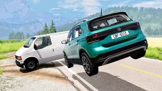 High Speed Traffic Car Crashes #189 - BeamNG Drive | CrashBoomPunk