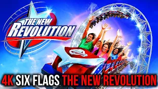 [4K] Six Flags: Magic Mountain - The New Revolution (FRONT SEAT POV) 2021