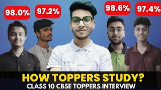 CBSE TOPPERS 2023🔥: Class 10th Topper Interview! How to Score 95% in 10th