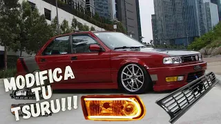 5 MODIFICACIONES PARA NISSAN TSURU || NISSAN TSURU TUNING || JDM