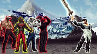 [Mugen KOF] Boss Orochi Iori Vs Rugal Team