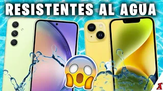 Mejores CELULARES RESISTENTES AL AGUA 2024 💦 (Con Buena CAMARA) Parte 2