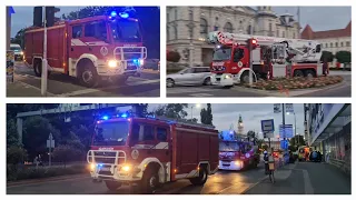 Győri tűzoltók vonulásai mentők kisegítéséhez (2024. 5. 8.)
