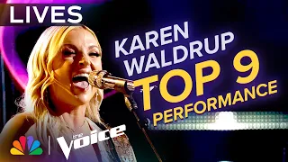Karen Waldrup Performs Sugarland's "Stay" | The Voice Lives | NBC