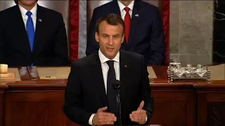 France's Macron delivers speech to US Congress