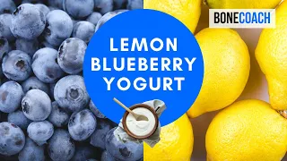 Lemon Blueberry Yogurt | Gluten-Free | BoneCoach™ Recipes