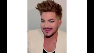 Adam Lambert Glamily Slideshow - "I Can't Stand The Rain"