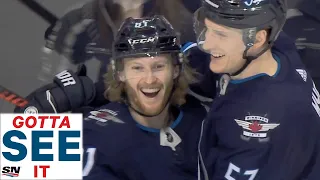 GOTTA SEE IT: Jets' Kyle Connor Scores First Career Hat Trick Vs. Predators