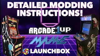 How To Mod Arcade1Up! | Detailed Instructions! (New version)