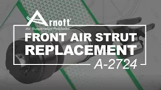 Replacing Arnott A-2724 Front Air Strut on a Mercedes