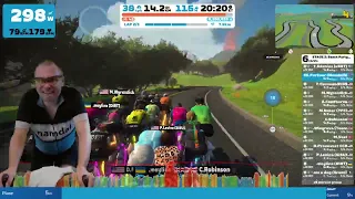 Zwift - Race: STAGE 2: Beach Party—Seaside Sprint (B) @ 16.07.2023 19:10 - Cat C rider in B race