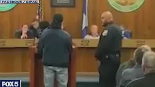Anti-Semitic rant at town hall meeting caught on video