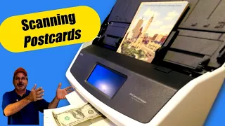 How to Use a Fujitsu IX1500 for Scanning Postcards