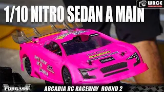 1/10 NITRO SEDAN | A MAIN  | ARCADIA RC RACEWAY | FORGASS