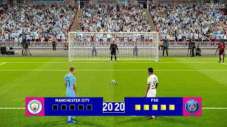 PES 2021 | Manchester City vs PSG - Penalty Shootout - UEFA Champions League | eFootball Gameplay PC