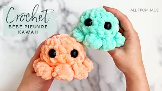 TUTORIEL AU CROCHET BÉBÉ PIEUVRE KAWAII - *SANS COUTURE* - Version droitiers