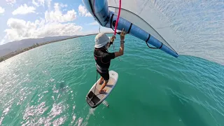 Wing Foiling Kahului Harbor Maui