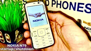 Nokia N79 startup & shutdown - by Old Phones World