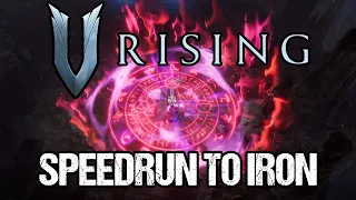 V Rising - Speedrun to Iron on a Fresh Wipe PvP Server (Part 1)