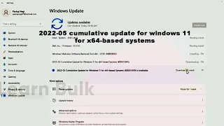 2022 05 cumulative update for windows 11 for x64 based systems | Window 11 | LearnBulk