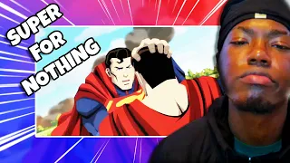 Superman [Earth-22] vs. Superman [Earth-1] Fight Scene [Ending Scene] | Injustice (2021)💔 | reaction