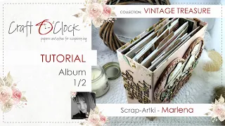 TUTORIAL - VINTAGE TREASURE - Album dla dziadków - Marlena cz.I