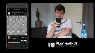 Magnus Carlsen vs. Himself at Age 18 on the Play Magnus app
