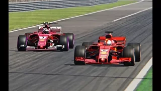 Ferrari F1 2018 vs Ferrari F1 2017 - Monza