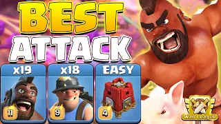 Th15 Hybrid Smash Attack Strategy 2023 - Best Th15 Hog Miner Attack In Clash of Clans