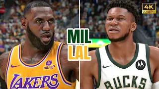 LAKERS vs BUCKS (PS5) - NBA 2K24 [4K UHD]