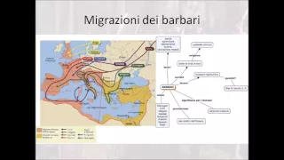 Migrazioni dei barbari alla fine del quarto secolo d.C.